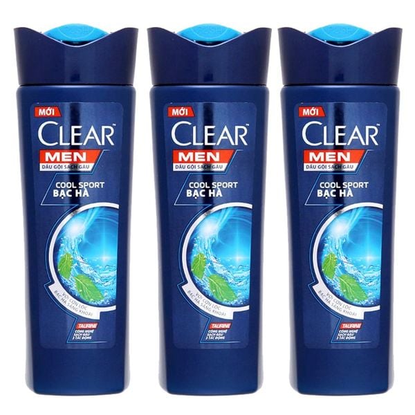  Dầu gội Clear Men sạch gàu bạc hà thùng 12 chai x 340g 