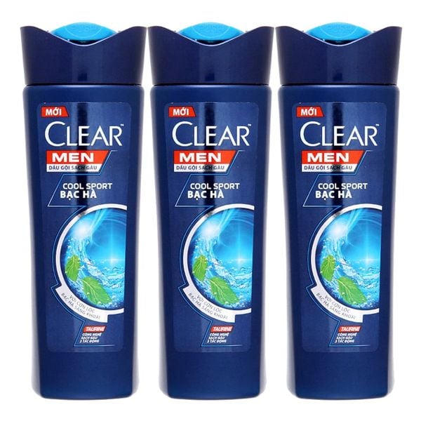  Dầu gội Clear Men sạch gàu bạc hà thùng 36 chai x 170g 