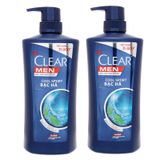 Dầu gội Clear Men sạch gàu bạc hà thùng 8 chai x 630g 