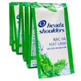  Dầu gội Head & Shoulder sạch gàu bạc hà mát lạnh thùng 80 dây x 12 gói x 6g 