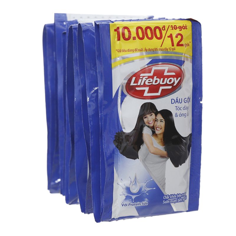  Dầu gội Lifebuoy tóc dày óng ả dây 6 g 
