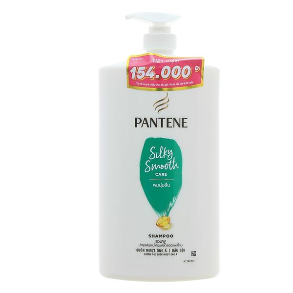  Dầu gội Pantene Silky Smooth Care suôn mượt óng ả chai 1,8 lít 