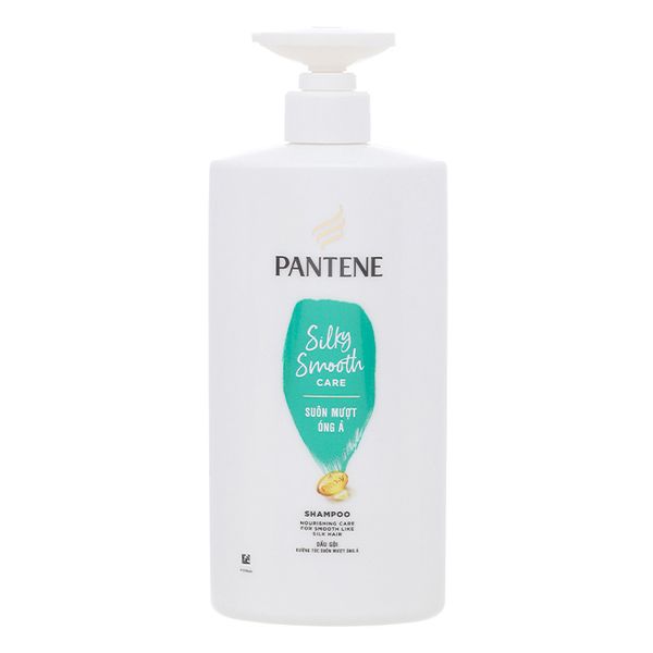  Dầu gội Pantene Silky Smooth Care suôn mượt óng ả chai 650ml 