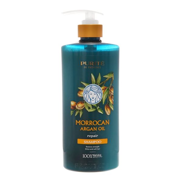  Dầu gội Purité Morrocan Argan Oil phục hồi hư tổn 650ml 