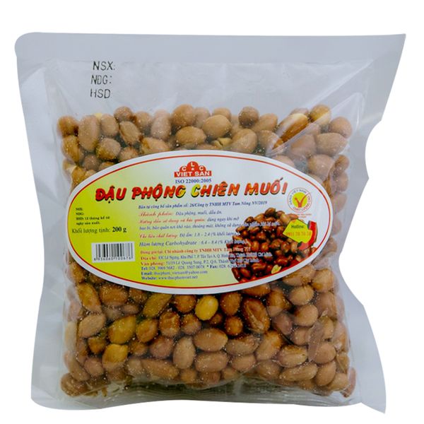  Đậu phộng chiên muối Việt San gói 200g 