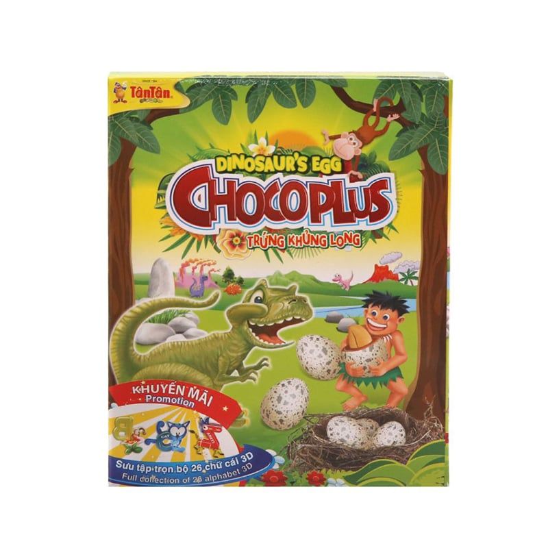  Đậu phộng trứng khủng long Chocoplus Tân Tân hộp 168g 