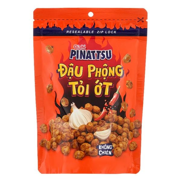  Đậu phộng vị tỏi ớt Pinattsu Oishi gói 85g 