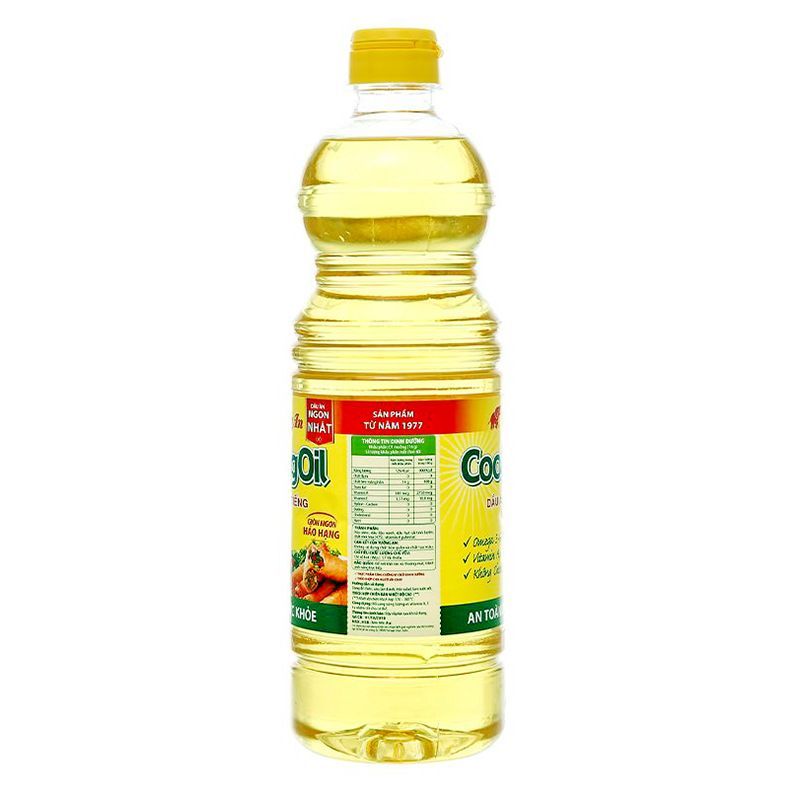  Dầu thực vật Tường An Cooking Oil thùng 12 chai x 1 lít 