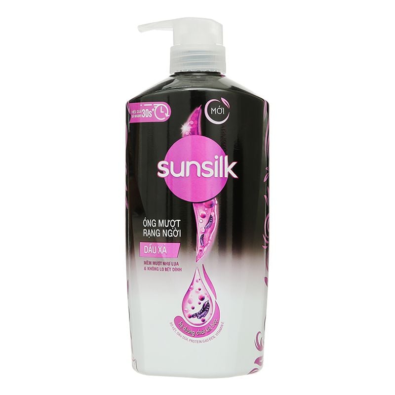  Dầu xả Sunsilk óng mượt rạng ngời chai 640g 