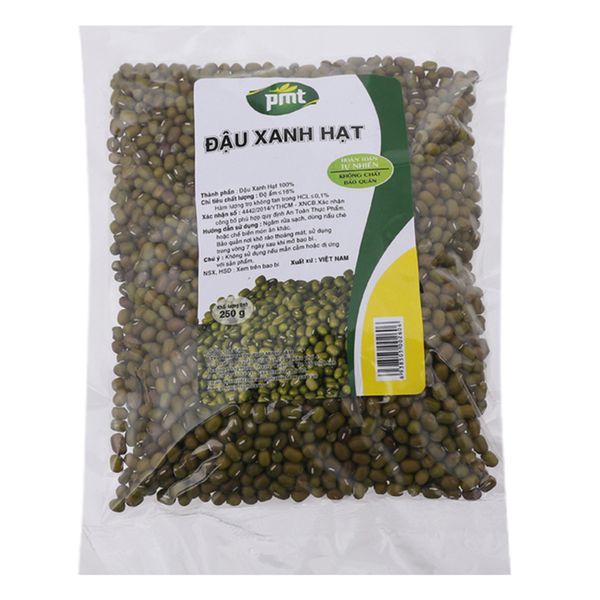  Đậu xanh hạt PMT gói 250g 