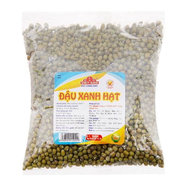  Đậu xanh hạt Việt San loại 1 gói 300g 