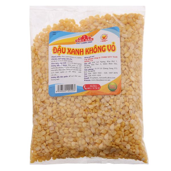  Đậu xanh không vỏ Việt San loại 1 gói 150g 