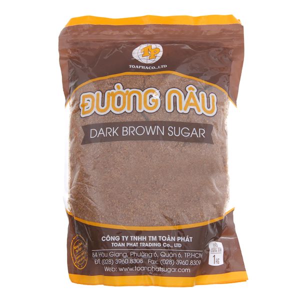  Đường nâu Toàn Phát Dark Brown Sugar gói 1kg 