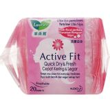  Băng vệ sinh hàng ngày Laurier Active Fit mềm mịn khô thoáng hương thơm gói 20 miếng 