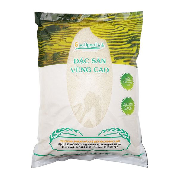  Gạo đặc sản Vùng Cao Ngọc Linh gói 5kg 