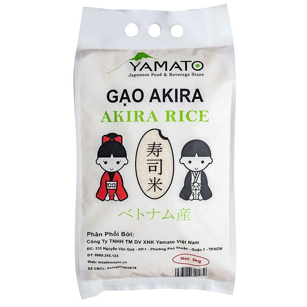  Gạo nhật Akira Rice gói 5Kg 