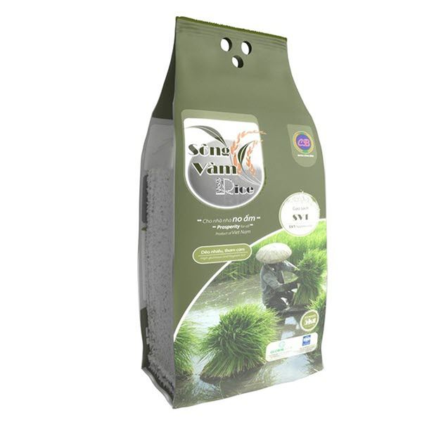  Gạo Sông Vàm premium gói 5kg 