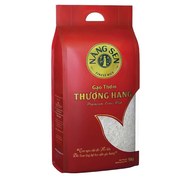  Gạo thượng hạng Nàng Sen gói 5kg 