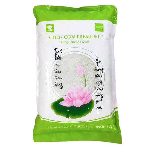  Gạo thơm Premium Chén Cơm GCC_004 gói 5kg 