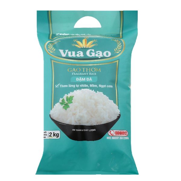  Gạo thơm Vua Gạo đậm đà gói 2 kg 