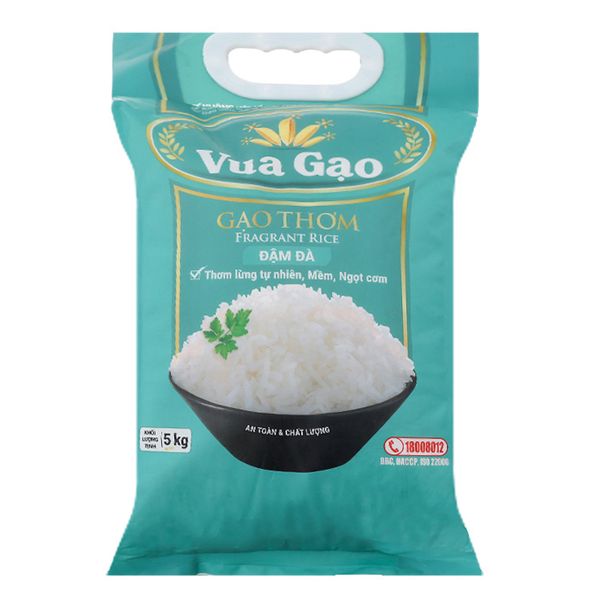  Gạo thơm Vua Gạo đậm đà gói 5 kg 