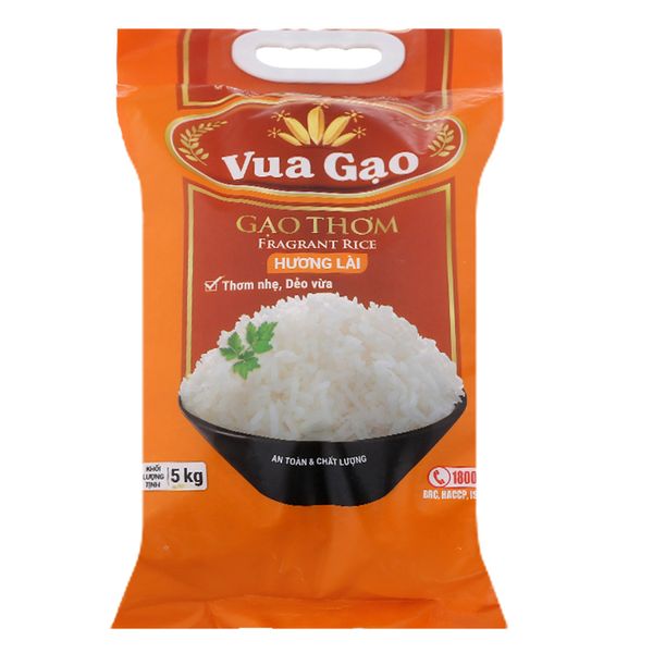  Gạo thơm Vua Gạo hương lài gói 5kg 