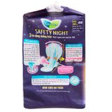  Băng vệ sinh ban đêm Laurier Safety Night siêu an toàn 40cm gói 8 miếng 