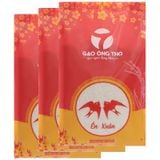  Gạo đặc sản ST24 Ông Thọ Én Xuân bộ 3 túi x 5kg 