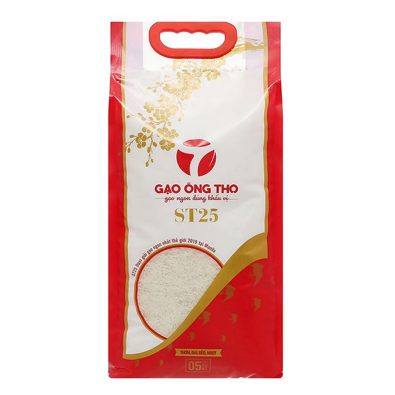  Gạo đặc sản ST25 Ông Thọ túi 5kg 