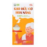  Gạo lứt hữu cơ Hoa Nắng hộp 2kg 