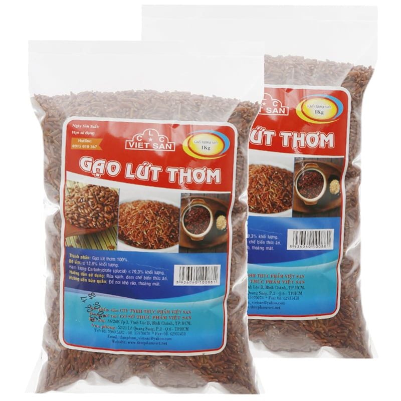  Gạo lứt thơm Việt San túi 1kg 