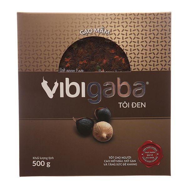  Gạo mầm tỏi đen Vibigaba hộp 0,5kg 