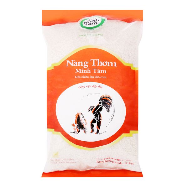  Gạo nàng thơm chợ Đào Minh Tâm túi 5kg 