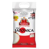  Gạo Nhật Japonica Neptune bộ 3 gói x 5 Kg 