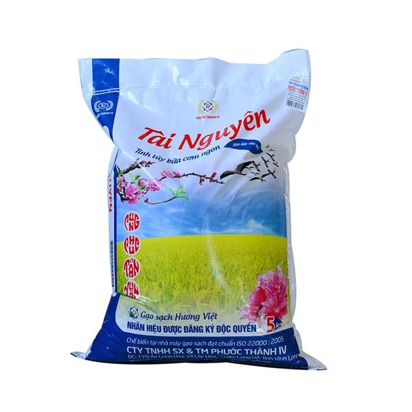  Gạo Tài nguyên Phước Thành 4 mềm xốp ngọt cơm bao 5 kg 