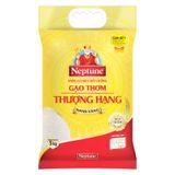  Gạo thơm thượng hạng Neptune nhãn vàng thùng 5 túi x 5kg 