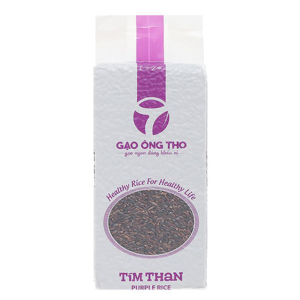  Gạo tím than Ông Thọ túi 1kg 