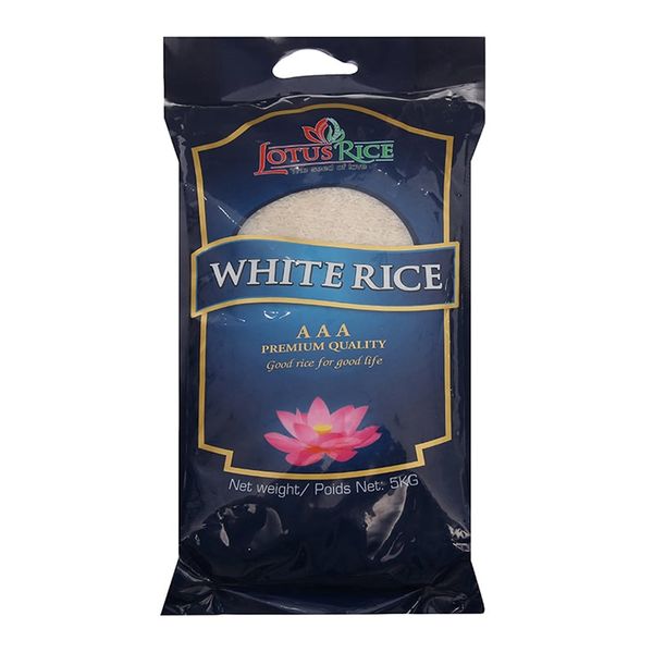  Gạo trắng Lotus Rice túi 5kg 