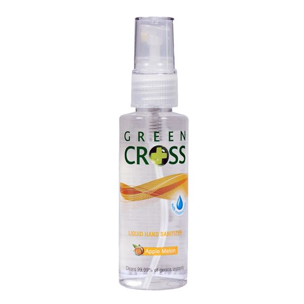  Gel rửa tay khô Green Cross hương dưa táo chai xịt 70ml 