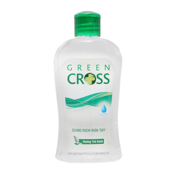 Gel rửa tay khô Green Cross hương trà xanh chai 250ml 