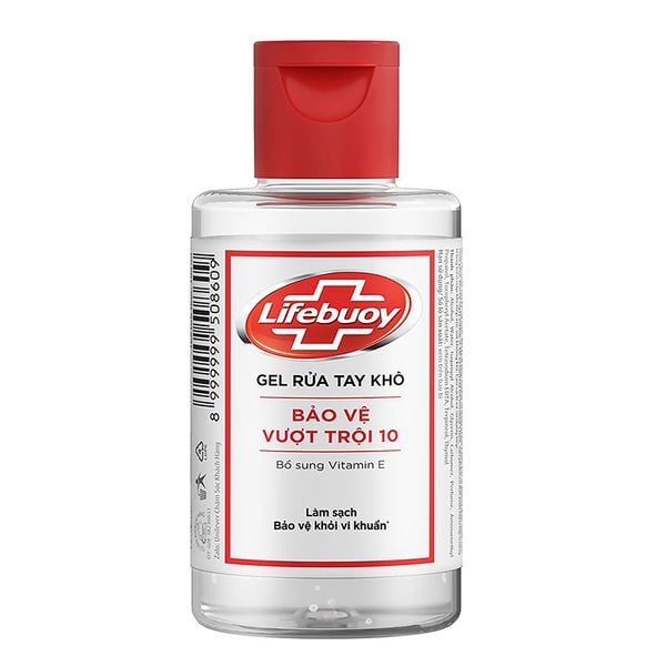  Gel rửa tay khô siêu nhanh Lifebuoy bảo vệ vượt trội chai 100ml 