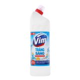  Gel tẩy bồn cầu và nhà tắm VIM trắng sáng hương chanh sả bộ 2 chai x 880ml 