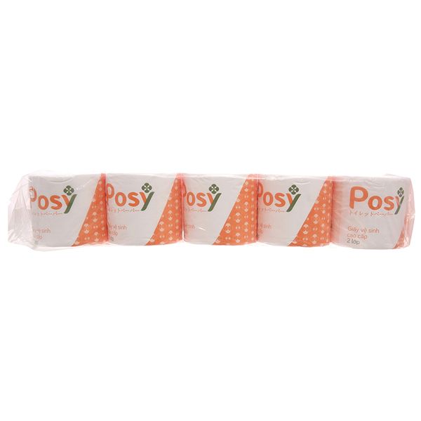  Giấy vệ sinh Posy premium 2 lớp lốc 10 cuộn 