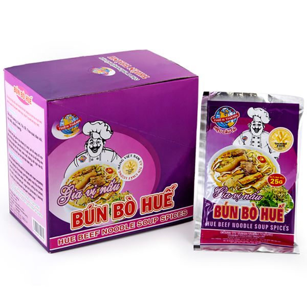  Gia vị nấu bún bò Huế Thiên Thành hộp 20 gói x 25g 