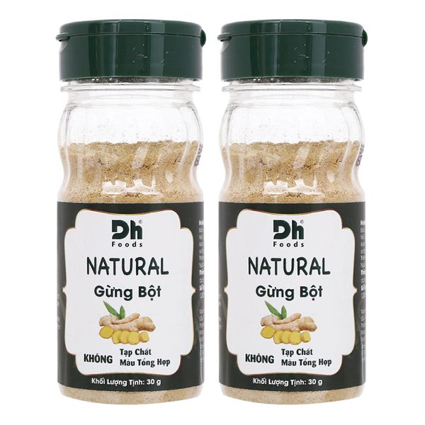  Gừng bột Dh Foods Natural bộ 2 hũ x 30g 