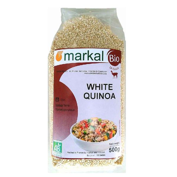  Hạt diêm mạch quinoa trắng hữu cơ Markal gói 500g 