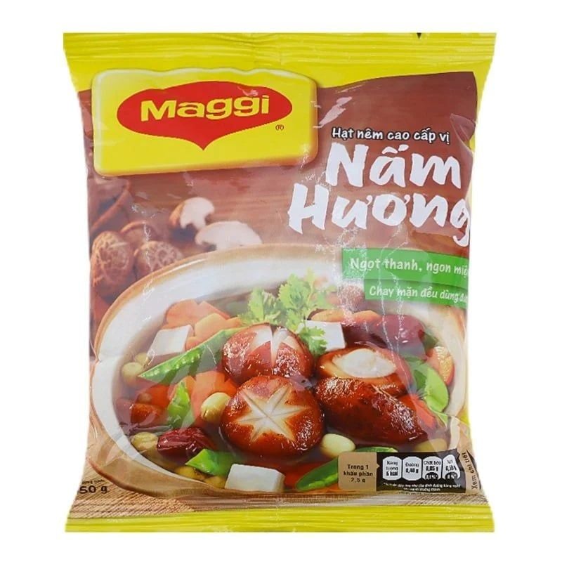  Hạt nêm chay vị nấm hương Maggi thùng 20 gói x 450 g 