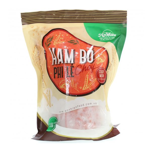  Ham bò phi lê chay An Nhiên gói 500g 