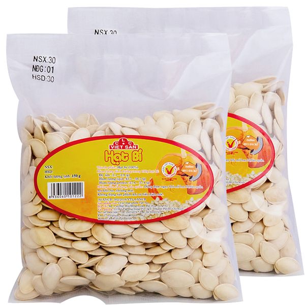  Hạt bí Tết Việt San bộ 2 gói x 150 g 