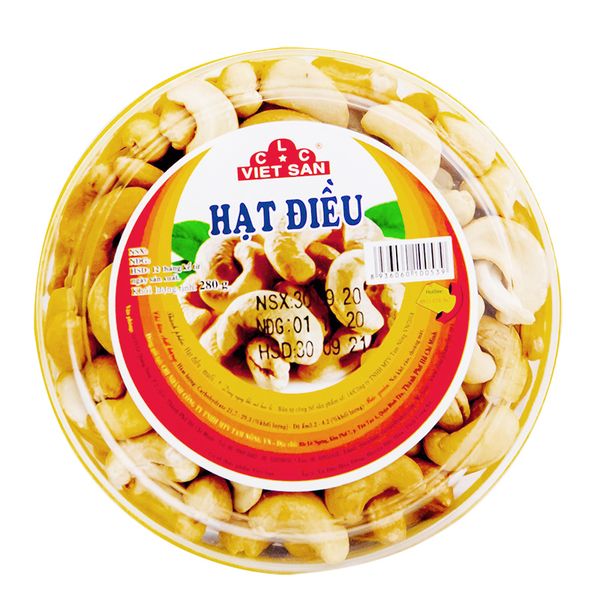  Hạt điều Tết Việt San hộp 280g 